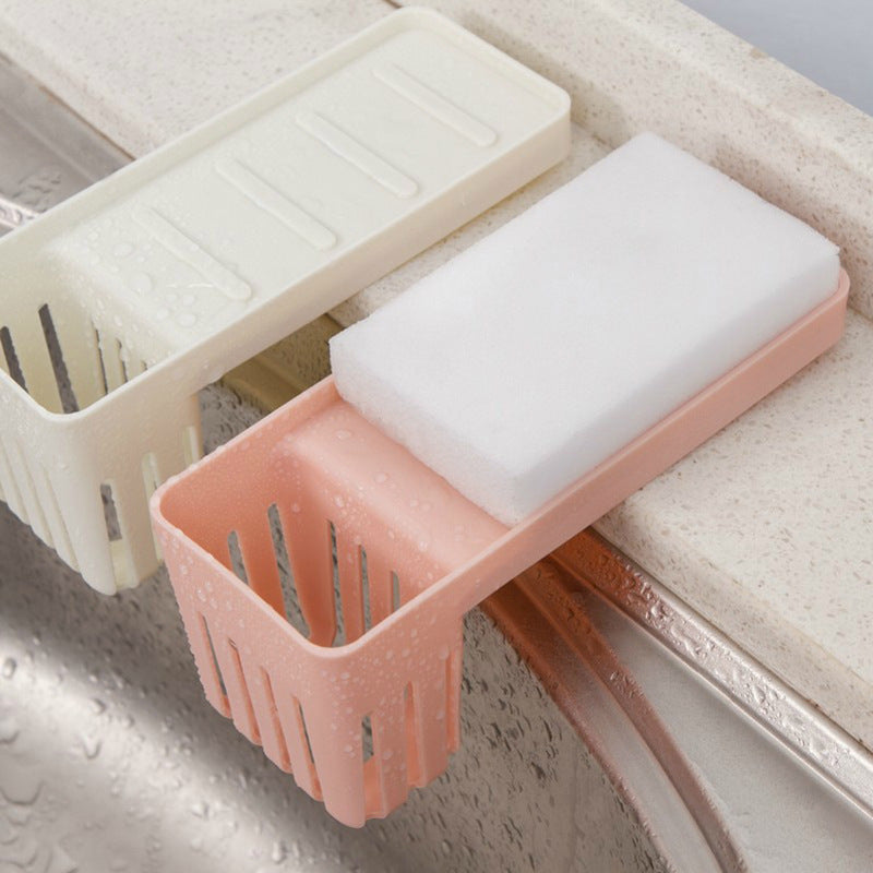 Sink Suction Cup Rack Cleaning Brush Rack Drain Kitchen Non-Perforated
