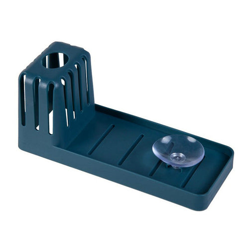 Sink Suction Cup Rack Cleaning Brush Rack Drain Kitchen Non-Perforated