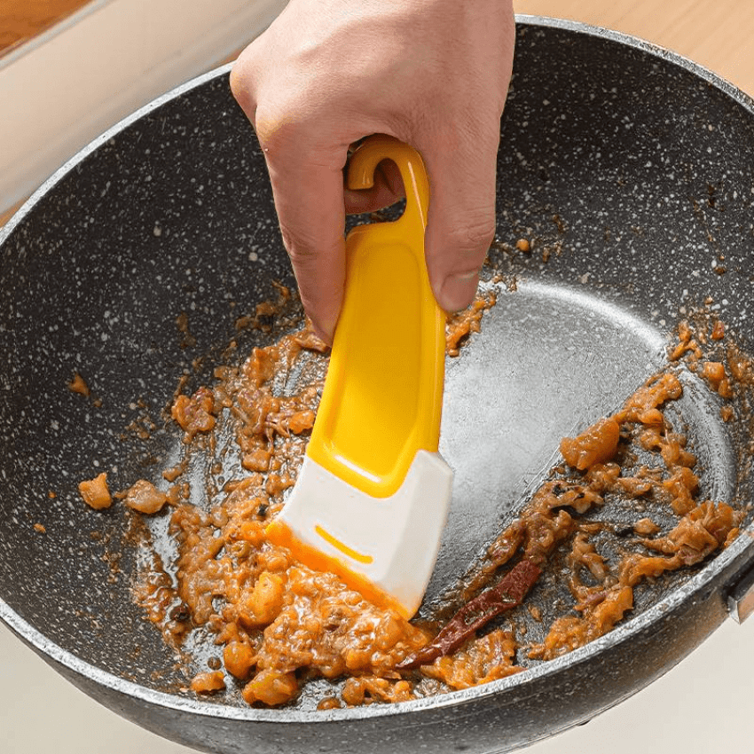 Oil Proof Silicone Kitchen Scraper Effortless Cleaning Essential