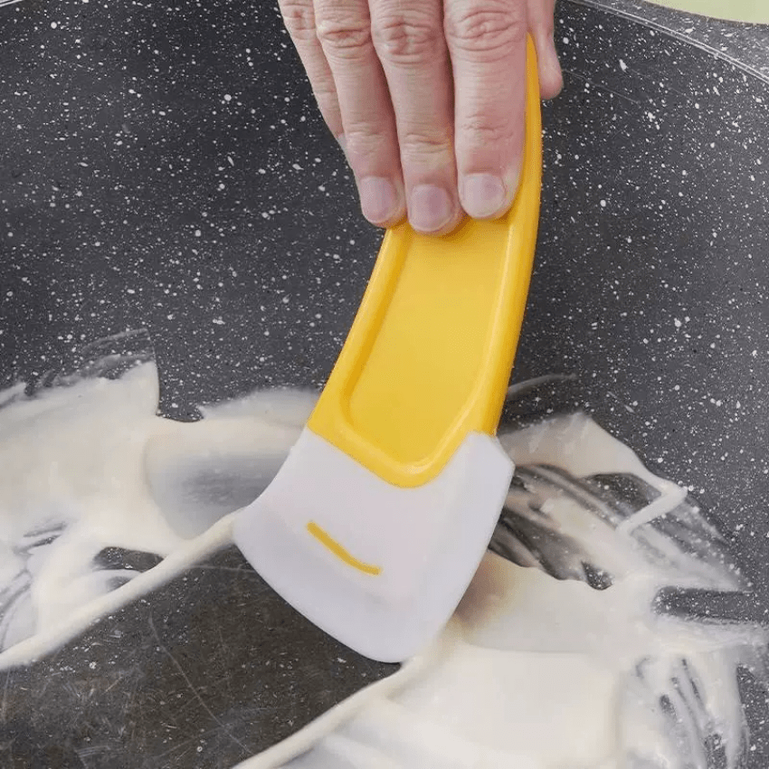 Oil Proof Silicone Kitchen Scraper Effortless Cleaning Essential