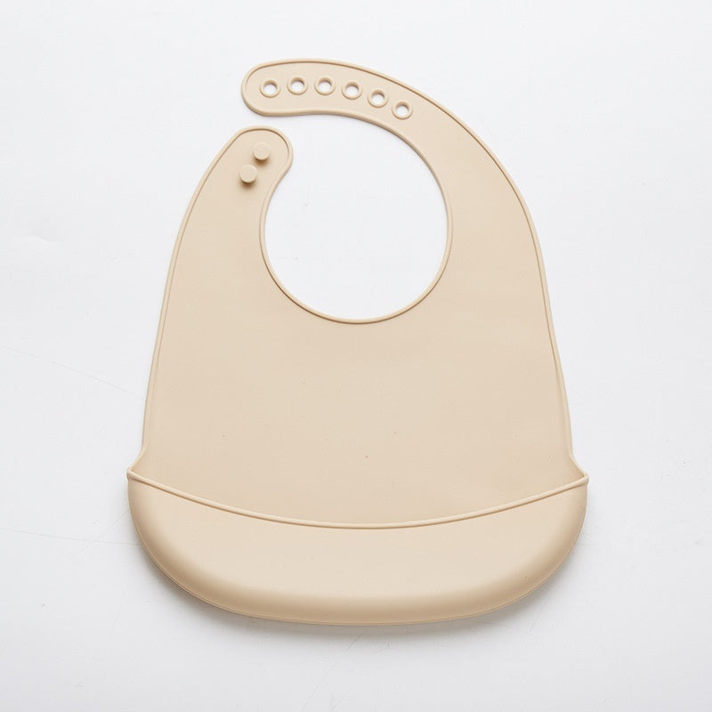 Thin Baby Eating Silicone Baby Bibs Oil-proof Waterproof Maternal And