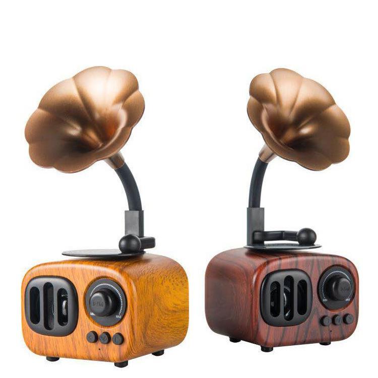 High Quality Gramophone Style Small Bluetooth Speaker