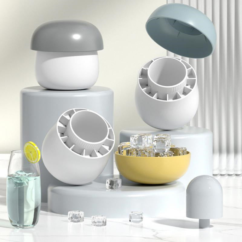 Ice Block Mold Silicone Mushroom Ice Cup Frozen Refrigerator Ice Grid