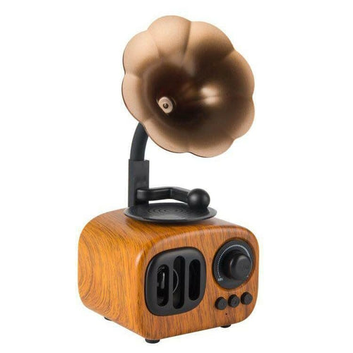 High Quality Gramophone Style Small Bluetooth Speaker