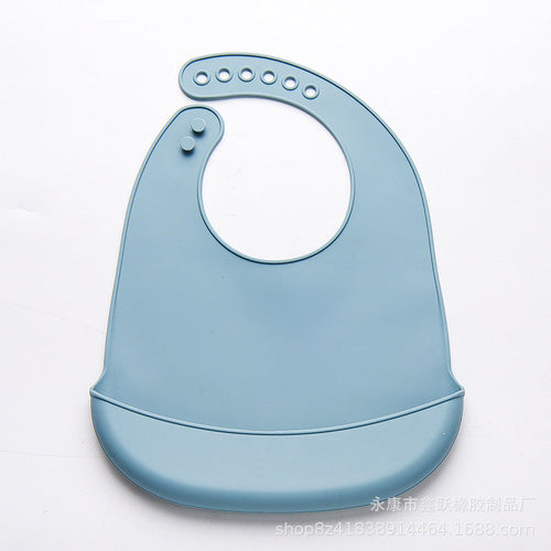 Thin Baby Eating Silicone Baby Bibs Oil-proof Waterproof Maternal And