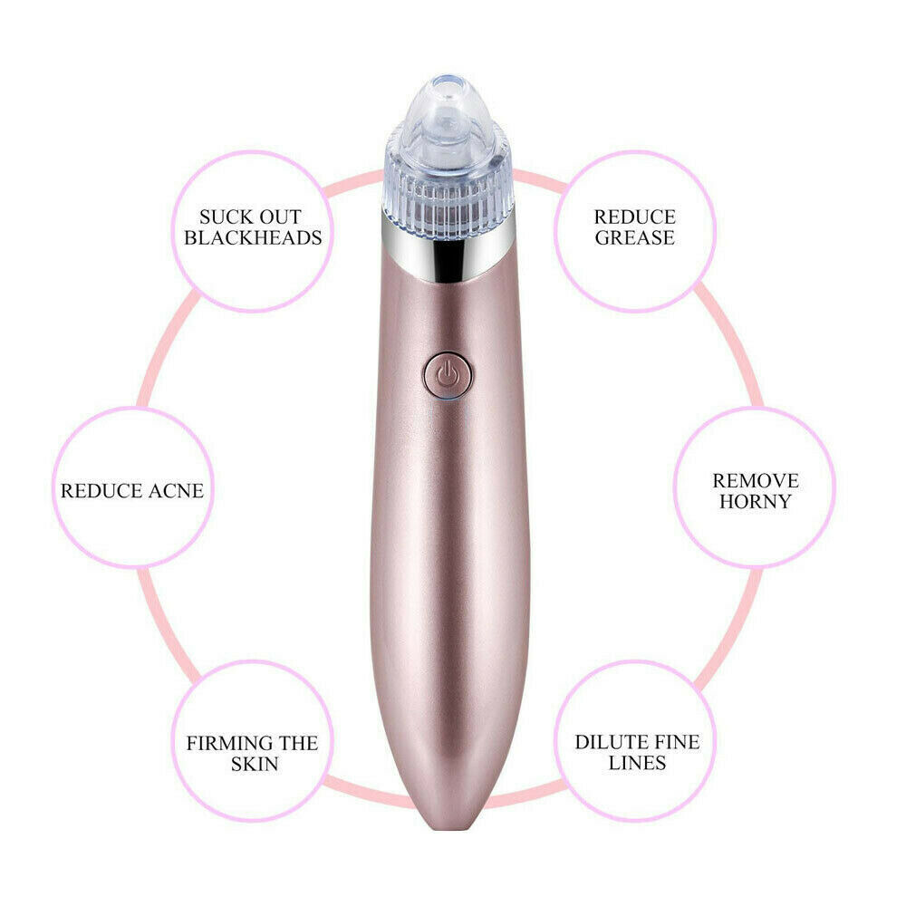 Electric Blackhead Vacuum Pore Cleaner Acne Pimple Remover Strong