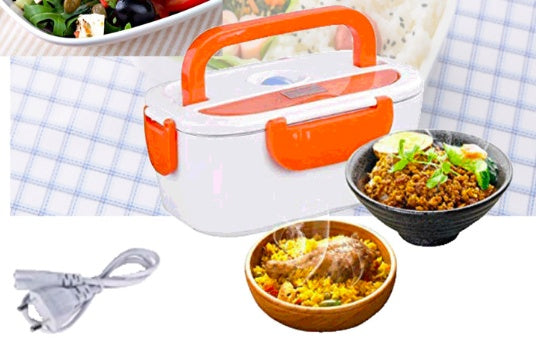 Electric lunch box food grade plastic 110v 220v plug in lunch box