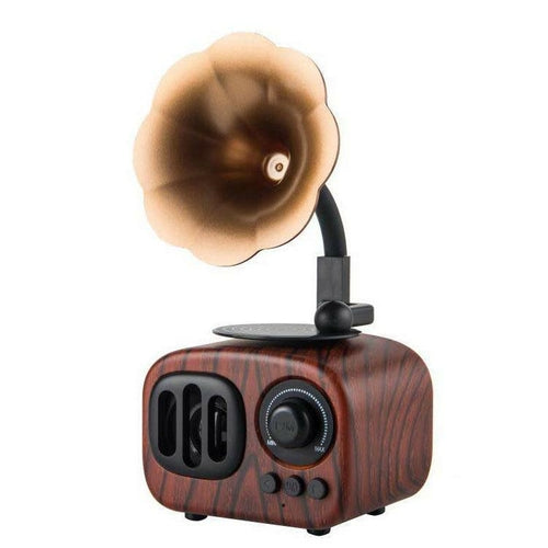 High Quality Gramophone Style Small Bluetooth Speaker