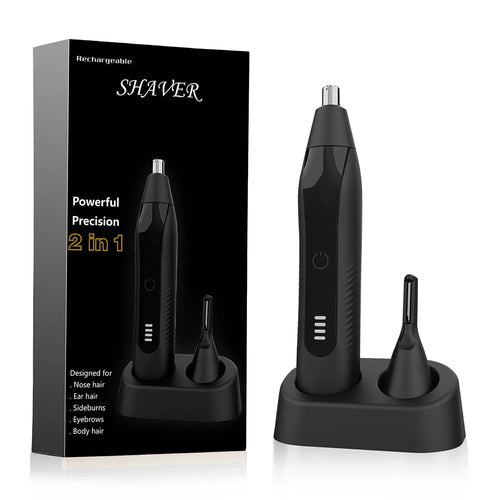 Multifunctional Electric Nose Hair Trimmer for Men – 6-in-1 Grooming Kit