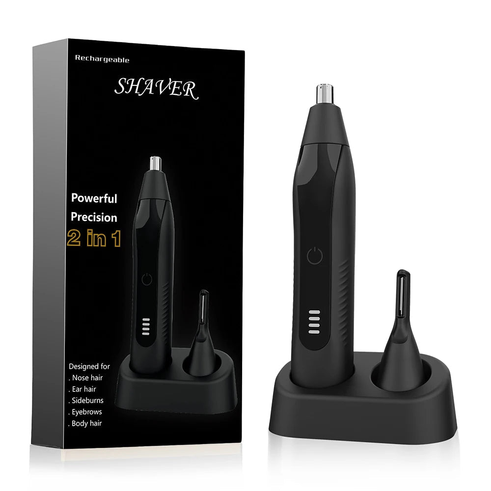 Multifunctional Electric Nose Hair Trimmer for Men – 6-in-1 Grooming Kit