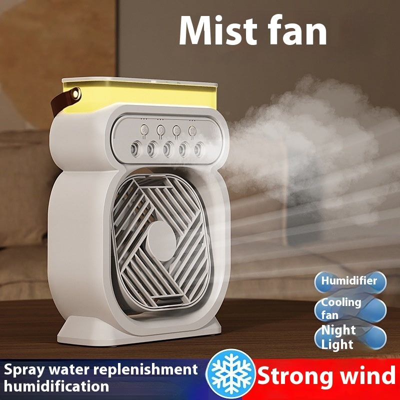 3 In 1 Portable Air Conditioner Evaporative Air Cooler LED Night