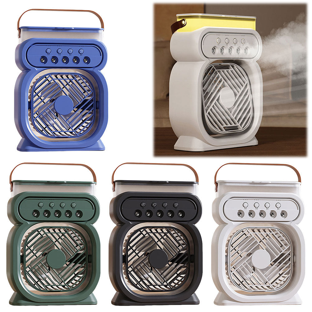 3 In 1 Portable Air Conditioner Evaporative Air Cooler LED Night