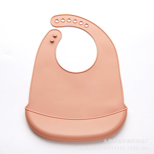 Thin Baby Eating Silicone Baby Bibs Oil-proof Waterproof Maternal And