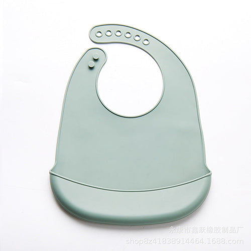 Thin Baby Eating Silicone Baby Bibs Oil-proof Waterproof Maternal And