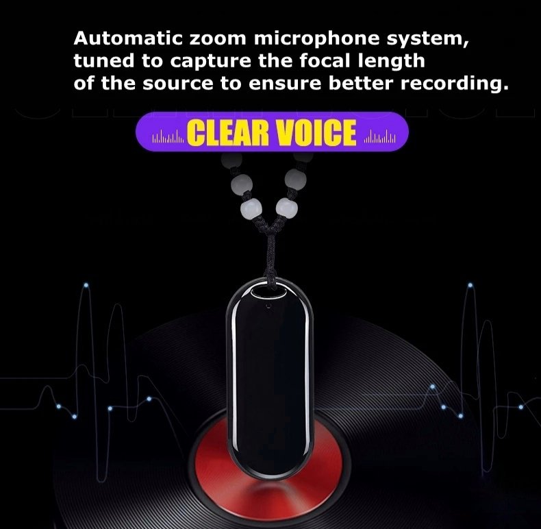 Necklace Style Voice Recorder