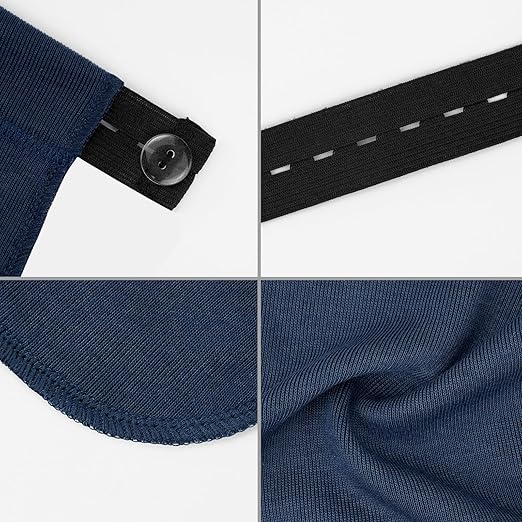 4pcs Adjustable Waistband Extenders for Jeans – Elastic Comfort for Every Stage of Pregnancy