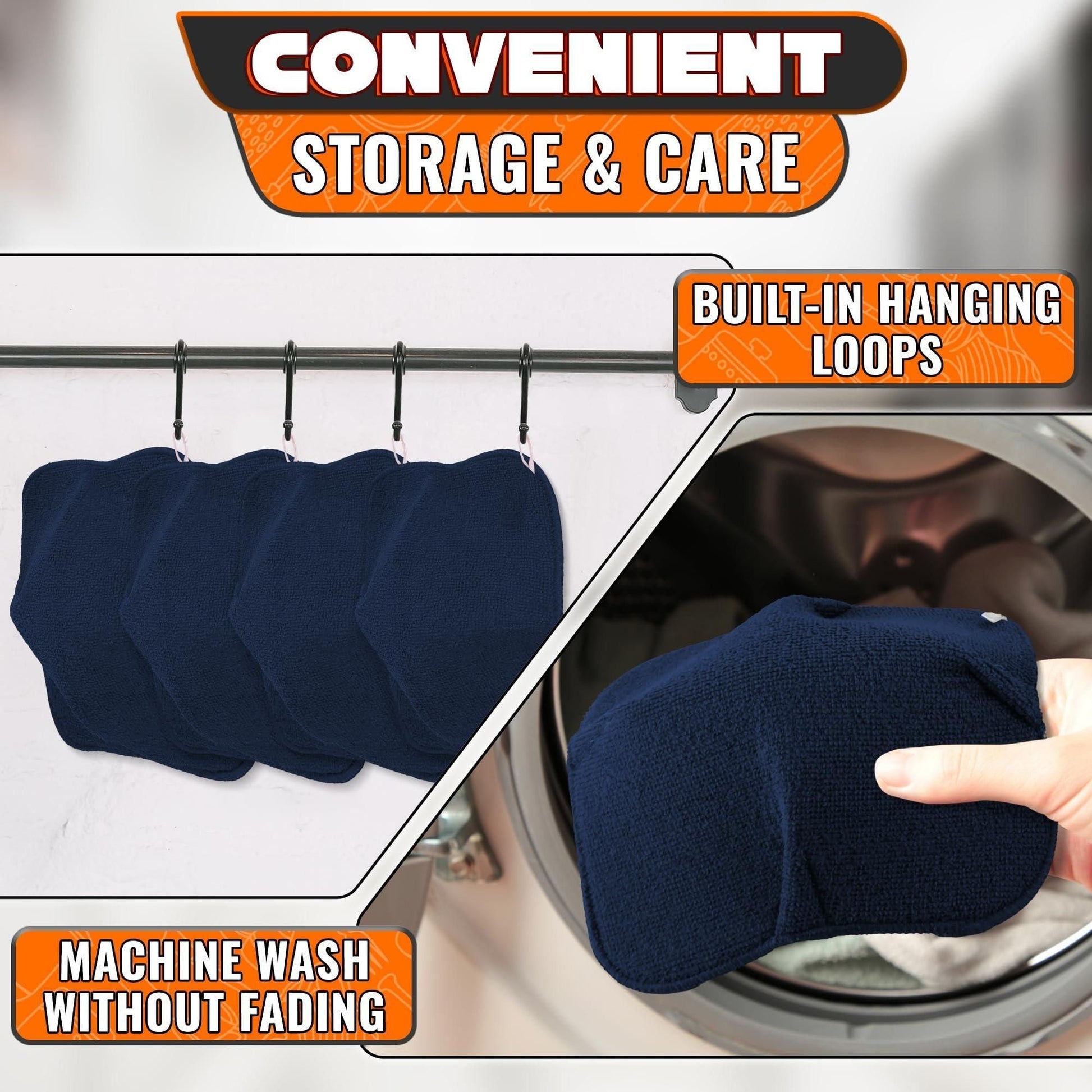 4 Pcs Microwave Bowl Cozy Holders Deep Navy Blue Microwave Bowl
