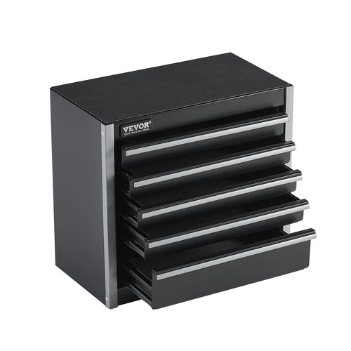 Tool Box 8.6-inch Portable Metal Tool Box with 5 Drawers Tool