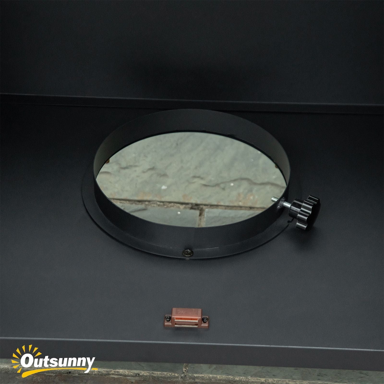 Outsunny 52 Barbecue Grill with Wheels 4+1 Burner Propane Gas Outdoor
