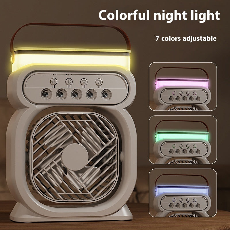 3 In 1 Portable Air Conditioner Evaporative Air Cooler LED Night